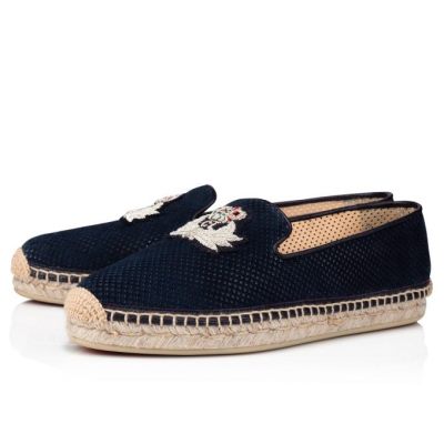 Alpargatas Nanou Orlato Christian Louboutin Mujer - Azules - 1200179H763